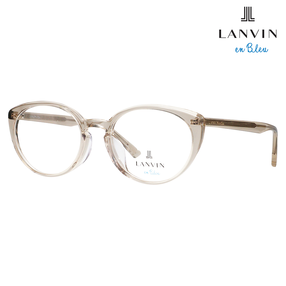 LANVIN en bleu ランバンオンブルー 眼鏡 伊達メガネ VLB002J 07AY 51 フレンチビンテージ キャットアイ セル クリアカラー ジャパンモデル レディース | LANVIN en Bleu