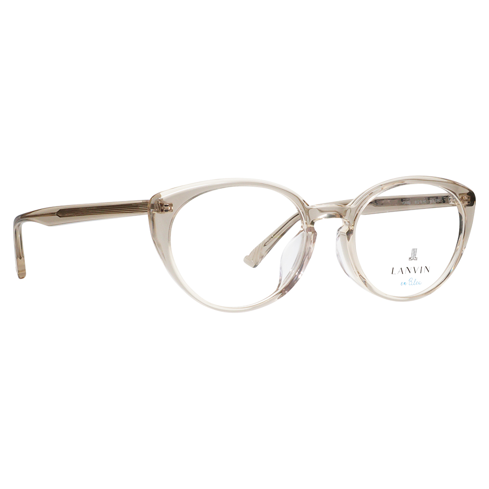 LANVIN en bleu ランバンオンブルー 眼鏡 伊達メガネ VLB002J 07AY 51 フレンチビンテージ キャットアイ セル クリアカラー ジャパンモデル レディース | LANVIN en Bleu | 04