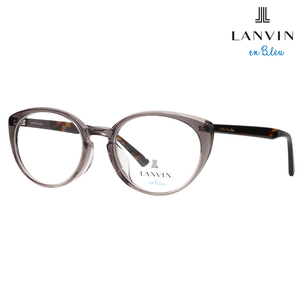 LANVIN en bleu ランバンオンブルー 眼鏡 伊達メガネ VLB002J 098Z 51 フレンチビンテージ キャットアイ セル クリアカラー ジャパンモデル レディース | LANVIN en Bleu