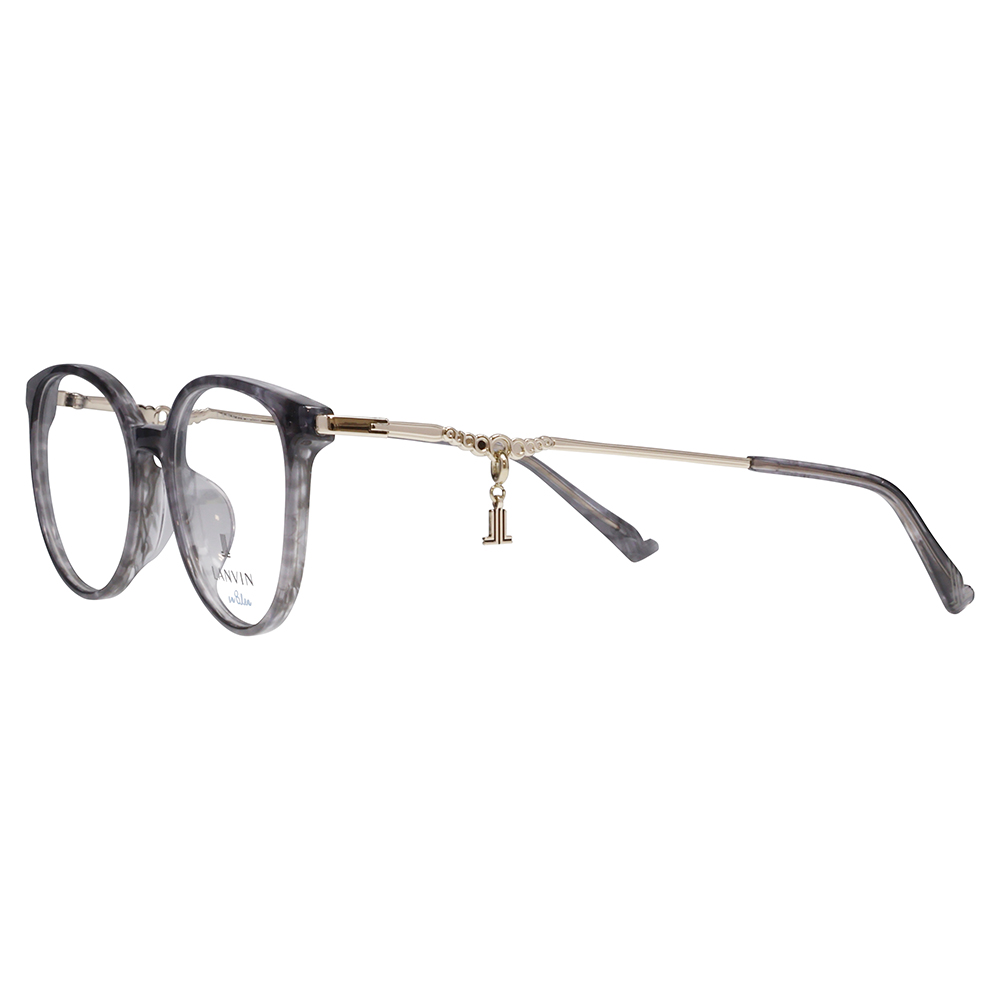 LANVIN en bleu ランバンオンブルー 眼鏡 伊達メガネ VLB005J 0P59 51 チャーム ボストン ラウンド セル クリアカラー ジャパンモデル レディース | LANVIN en Bleu | 03