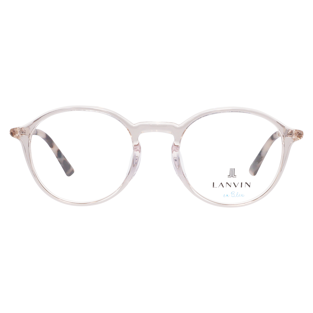 LANVIN en bleu ランバンオンブルー 眼鏡 伊達メガネ VLB015J 01CL 48 ギャラリーダート ラウンド クリアカラー ジャパンモデル レディース | LANVIN en Bleu | 01