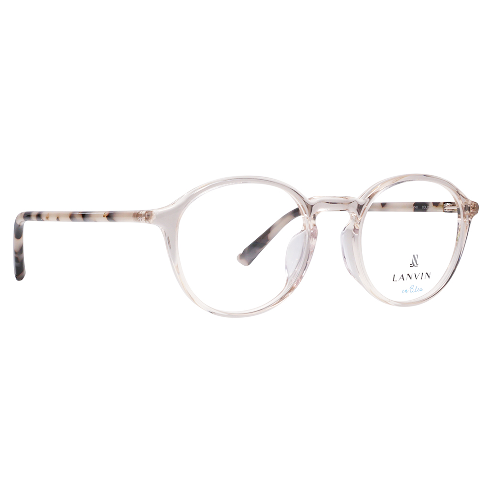 LANVIN en bleu ランバンオンブルー 眼鏡 伊達メガネ VLB015J 01CL 48 ギャラリーダート ラウンド クリアカラー ジャパンモデル レディース | LANVIN en Bleu | 04