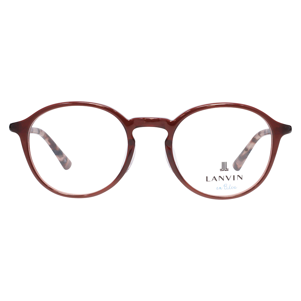 LANVIN en bleu ランバンオンブルー 眼鏡 伊達メガネ VLB015J 06CP 48 ギャラリーダート ラウンド クリアカラー ジャパンモデル レディース | LANVIN en Bleu | 01