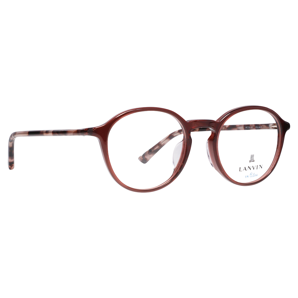 LANVIN en bleu ランバンオンブルー 眼鏡 伊達メガネ VLB015J 06CP 48 ギャラリーダート ラウンド クリアカラー ジャパンモデル レディース | LANVIN en Bleu | 04