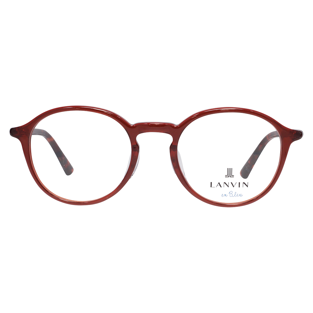 LANVIN en bleu ランバンオンブルー 眼鏡 伊達メガネ VLB015J 08CR 48 ギャラリーダート ラウンド クリアカラー ジャパンモデル レディース | LANVIN en Bleu | 01