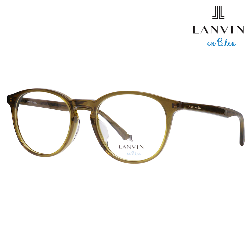 LANVIN en Bleu ランバンオンブルー 眼鏡 伊達メガネ VLB016J 04CO 50 ボストン クリアカラー セル ジャパンモデル レディース | LANVIN en Bleu