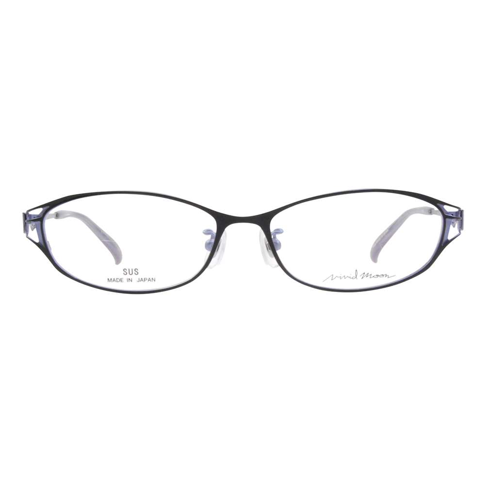 オススメ価格 ビビッドムーン メガネ フレーム VM-11154 045 52 VIVID MOON オーバル メタル レディース 日本製 | Vivid Moon | 02