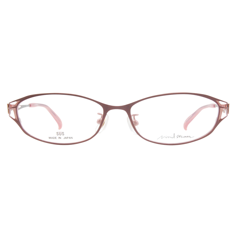 オススメ価格 ビビッドムーン メガネ フレーム VM-11154 100 52 VIVID MOON オーバル メタル レディース 日本製 | Vivid Moon | 02