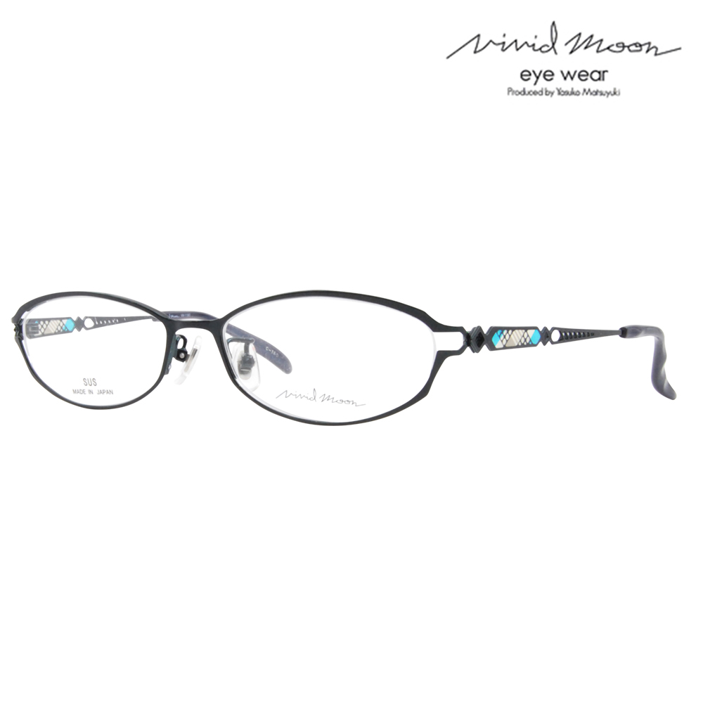オススメ価格 ビビッドムーン メガネ フレーム VM-11383 160 51 VIVID MOON オーバル メタル レディース 日本製 | Vivid Moon