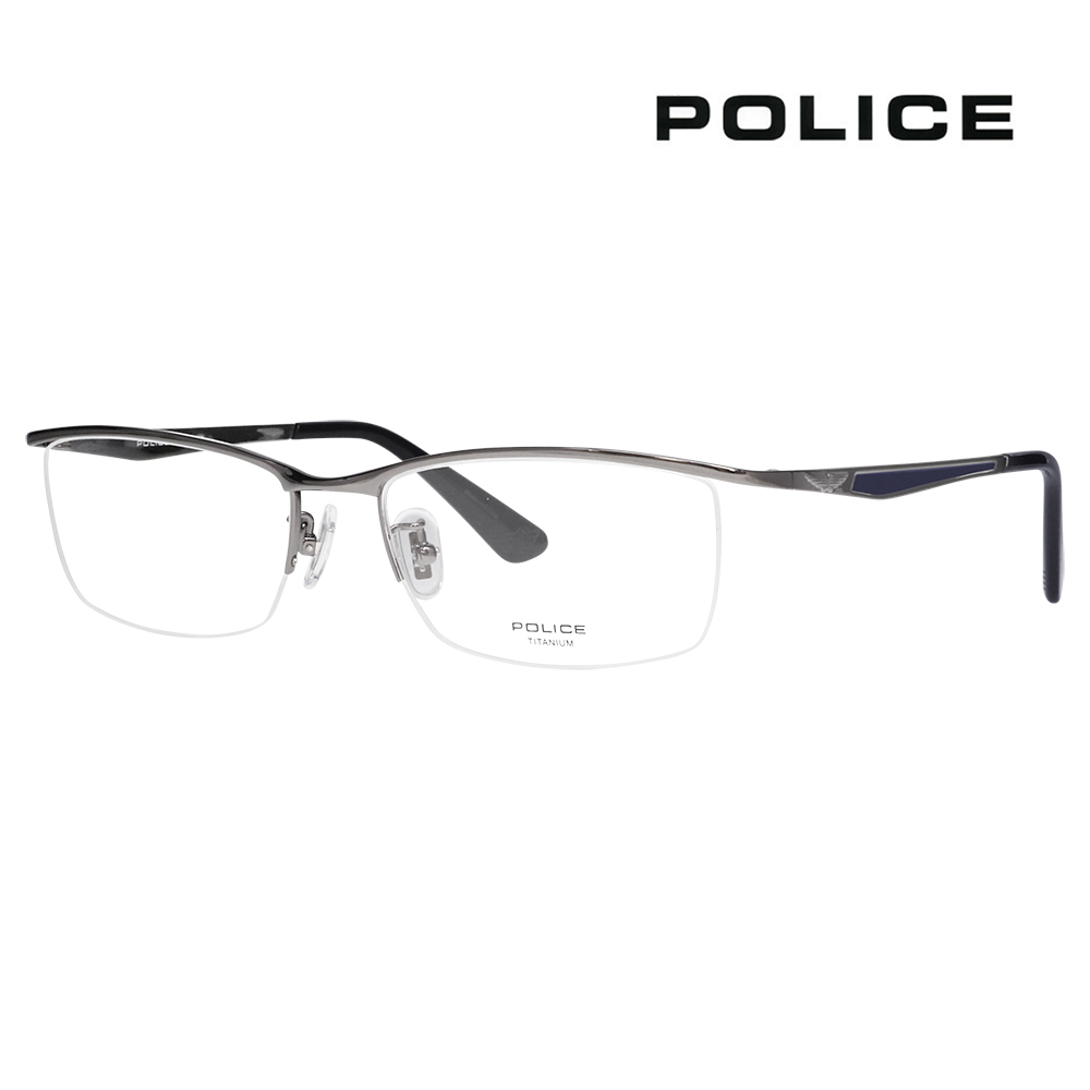 |X Klt[ POLICE VPLQ52J 0568 55 Y XNGA iC[ u[ Wpf ɒB ዾ Kl