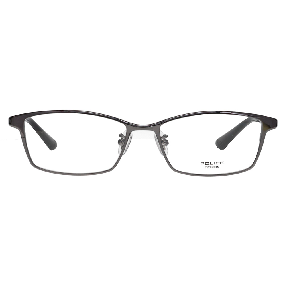ポリス メガネフレーム POLICE VPLR35J 0S1D 54 メンズ スクエア チタン シートメタル ジャパンモデル 伊達 眼鏡 メガネ | POLICE | 01