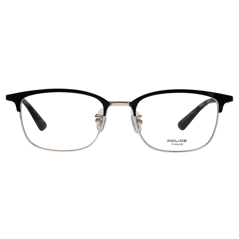 ポリス メガネフレーム POLICE VPLR36J 0K1G 52 メンズ ウェリントン メタルブロー チタン ジャパンモデル 伊達 眼鏡 メガネ | POLICE | 01