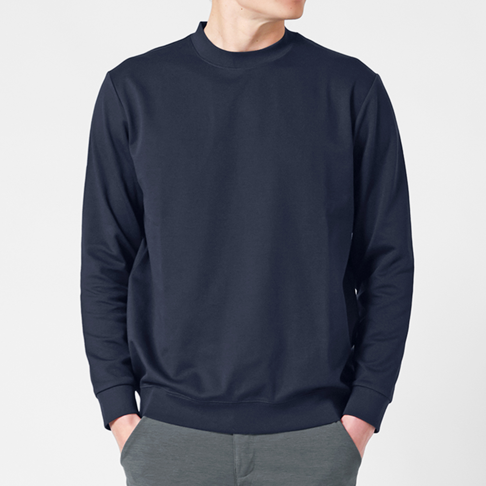 【R13】クルーネックTシャツ URBAN SQUARE 長袖 Tシャツ メンズ スムース クルーネック リブ