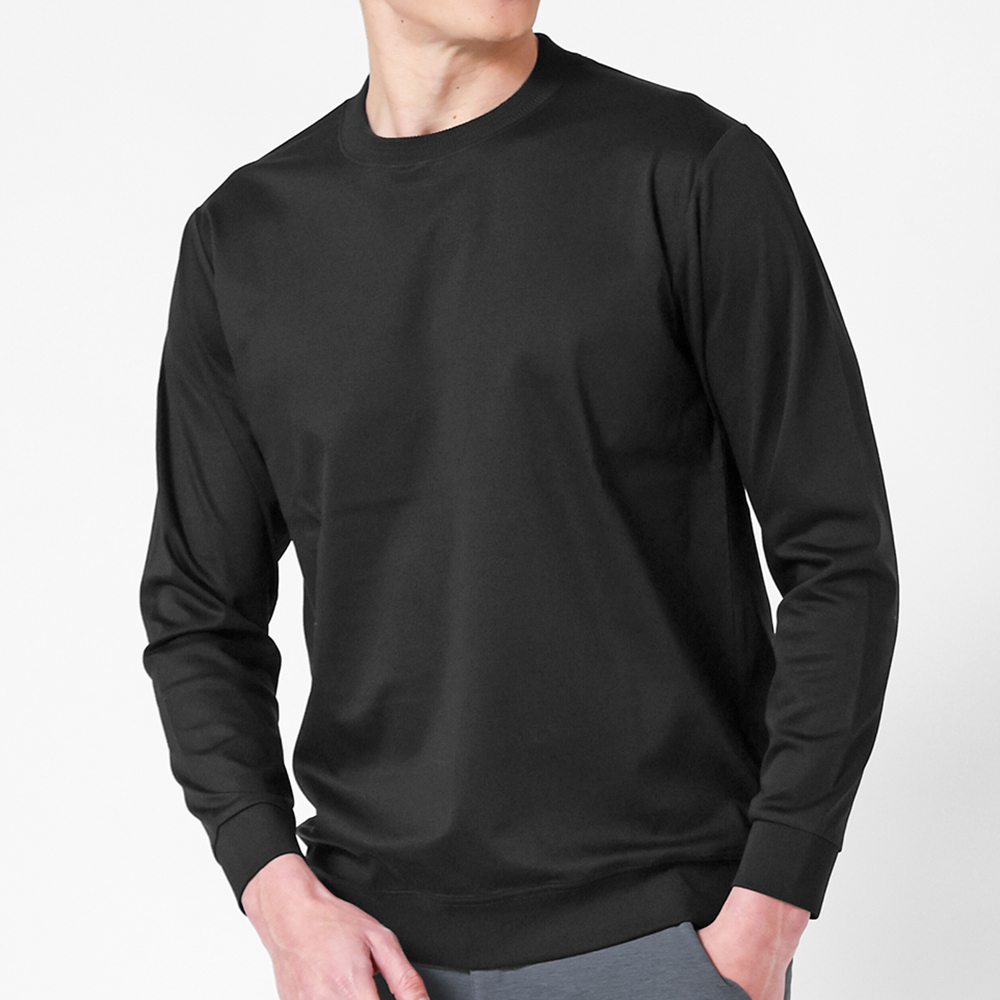 メンズ スクエアカラー ルーズ ロング シヤッピー シャツ URBAN SQUARE Tシャツ ジャケット メンズ 長袖 ビジカジ対応