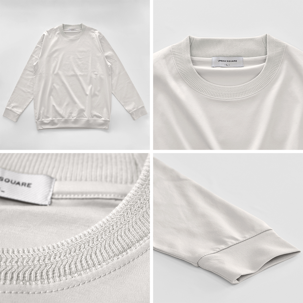 URBAN SQUARE（アーバンスクエア） Tシャツ メンズ ビジネス 長袖 綿