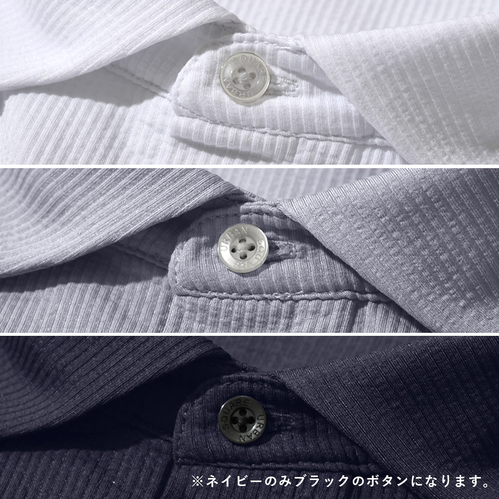 URBAN SQUARE（アーバンスクエア） ポロシャツ 長袖 メンズ サッカー