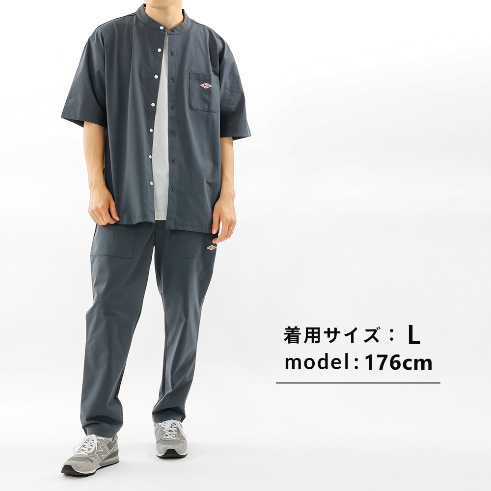 BALL（アパレル） セットアップ メンズ 2点セット バンドカラー