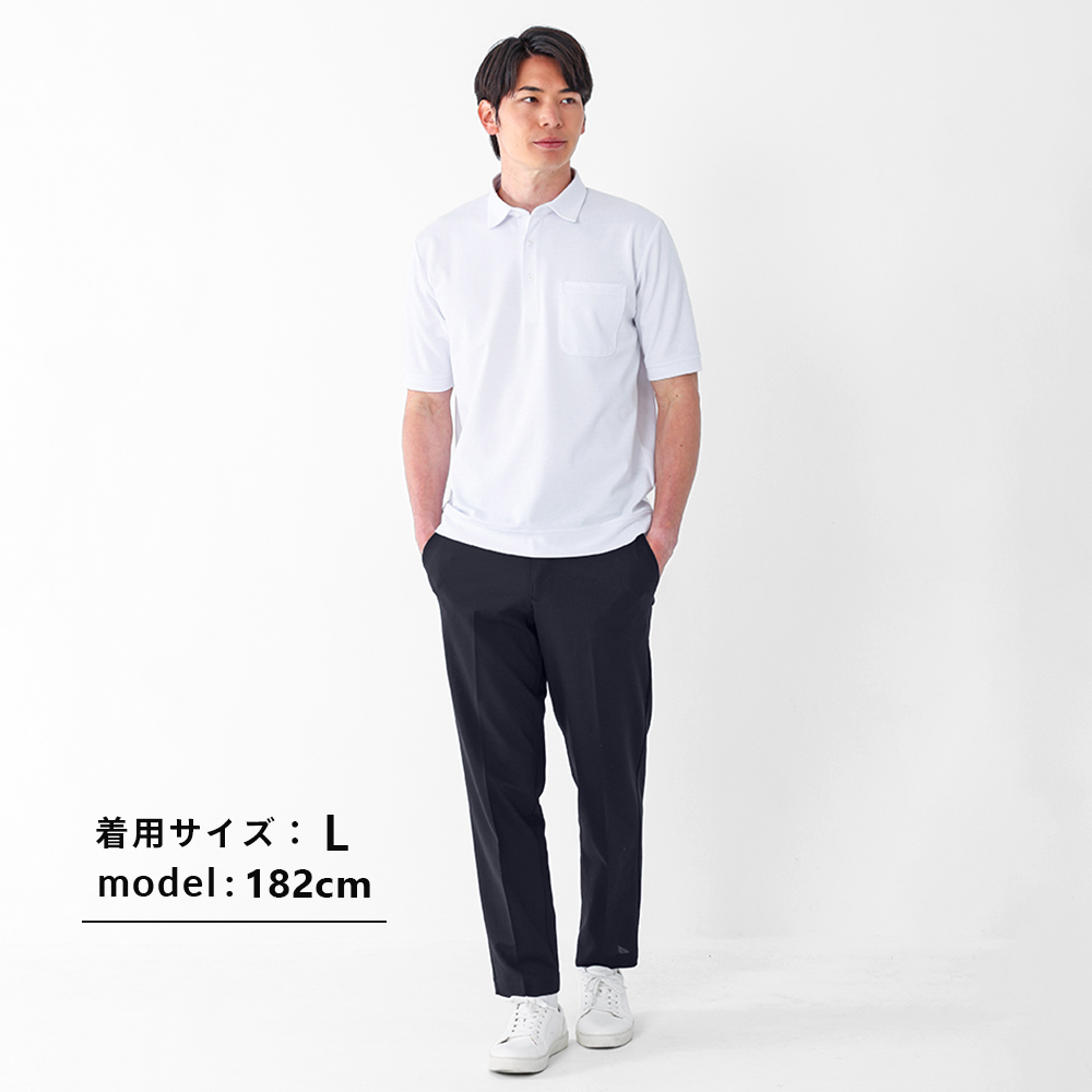 URBAN SQUARE（アーバンスクエア） 汗ジミ軽減 ポロシャツ メンズ 半袖