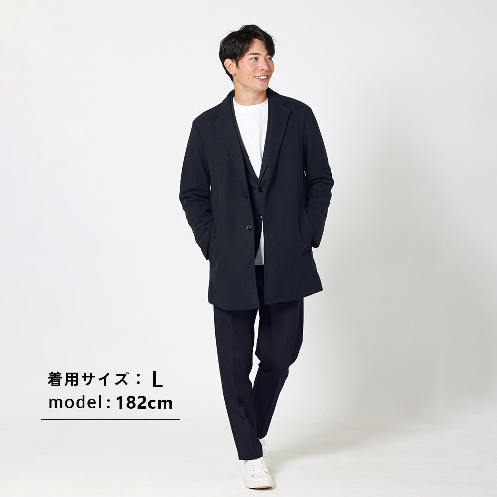 URBAN SQUARE（アーバンスクエア） チェスターコート メンズ ウール