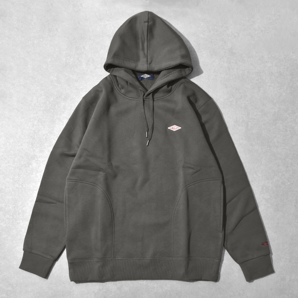 BALL パーカー メンズ 裏起毛 冬 秋 厚手 暖かい 無地 3L 大きいサイズ