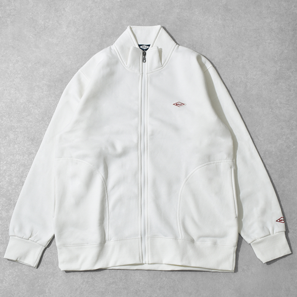 BALL カーディガン メンズ ジップアップ 裏起毛 冬 秋 フルジップ