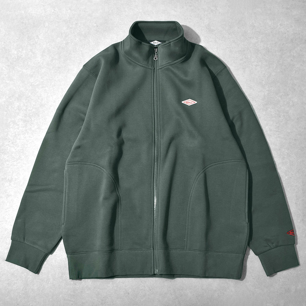 BALL カーディガン メンズ ジップアップ 裏起毛 冬 秋 フルジップ