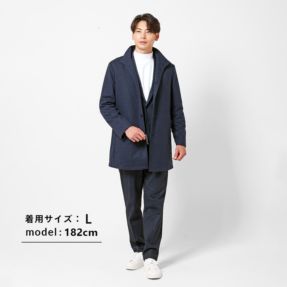 URBAN SQUARE（アーバンスクエア） スタンドコート メンズ ウール