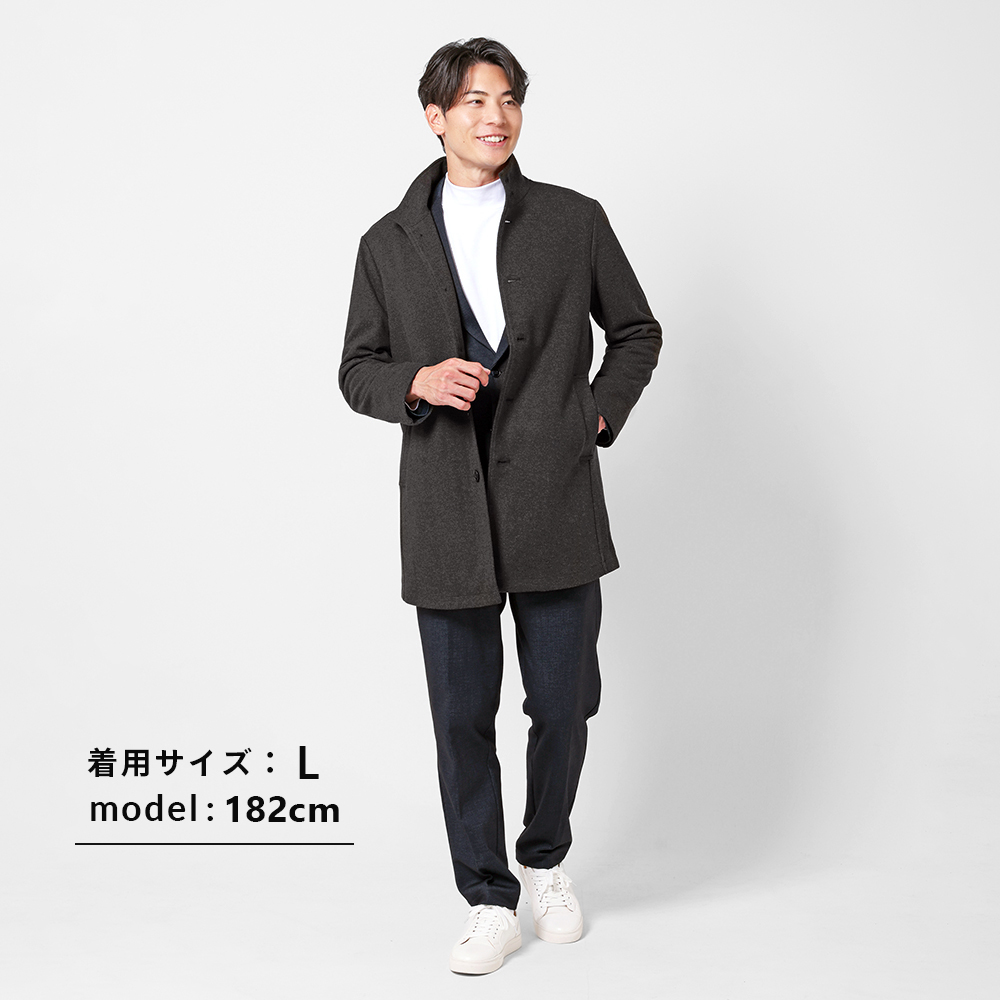 URBAN SQUARE（アーバンスクエア） スタンドコート メンズ ウール