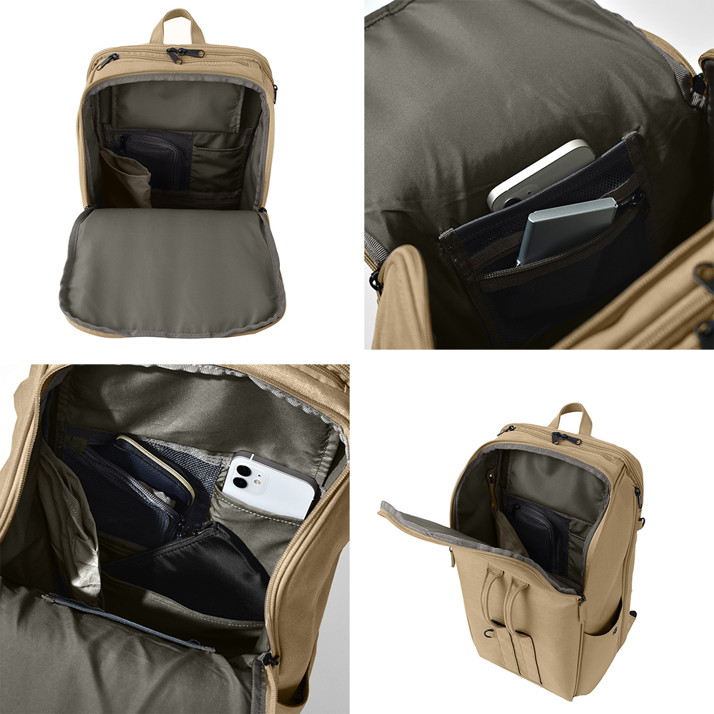 バックパック ダブル 無地 リュック 撥水加工 fulcro フルクロ 出張