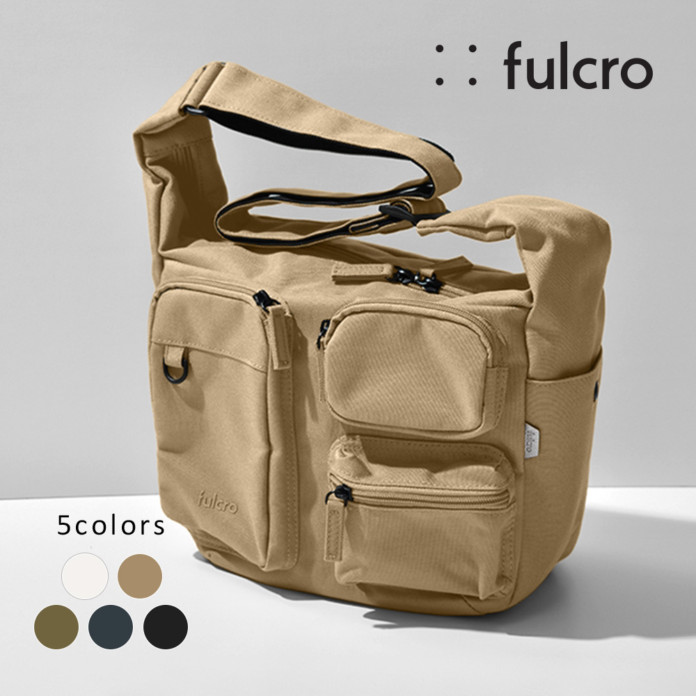 ショルダーバッグ 無地 斜め掛け 撥水加工 fulcro フルクロ 旅行 サブ