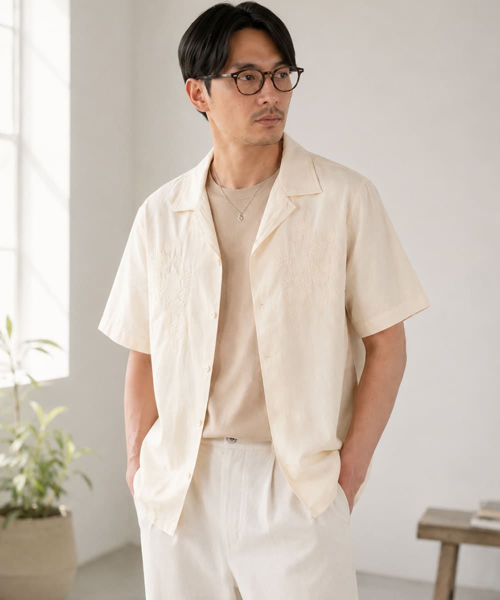 Levi's（リーバイス） LEVIS オープンカラー サンセット キャンプ