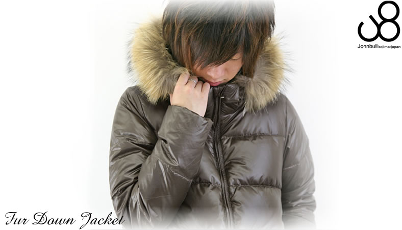 Johnbull ファーダウン Johnbull（ジョンブル） Johnbull 30D ファー ダウンジャケット メンズ