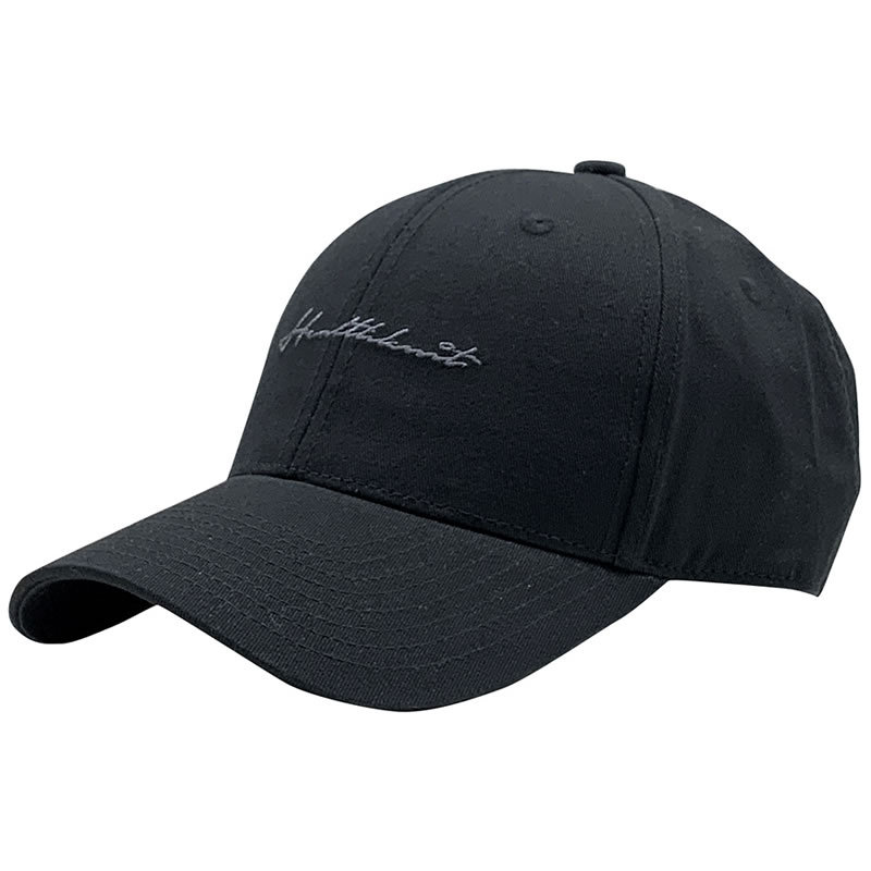 帽子 Healthknit ヘルスニット ロゴ刺繍 ツイルローキャップ 野球帽 ベースボールキャップ...