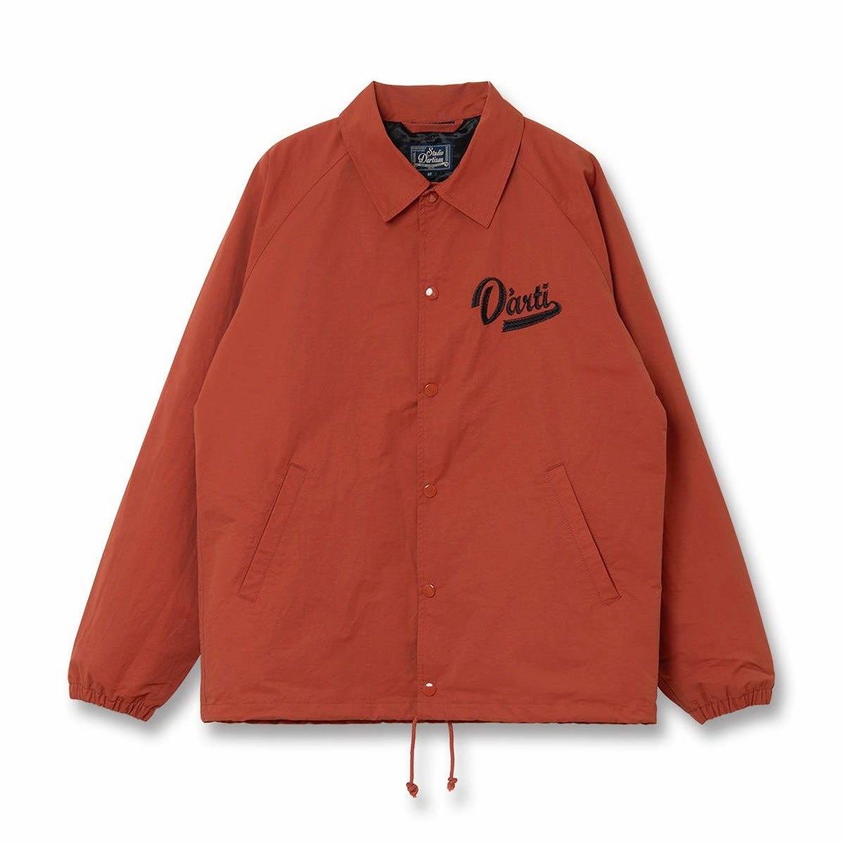 STUDIO D'ARTISAN コーチジャケット 袖口 ディテール