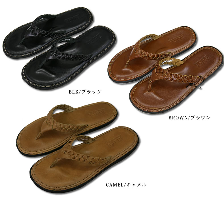 SLICK（スリック） レザーサンダル トング編 メンズ おしゃれ 爆買
