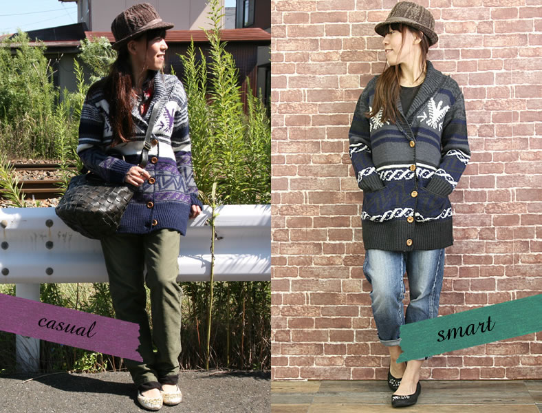 Johnbull（ジョンブル） Johnbull 1 3ウールカウチンニットコート