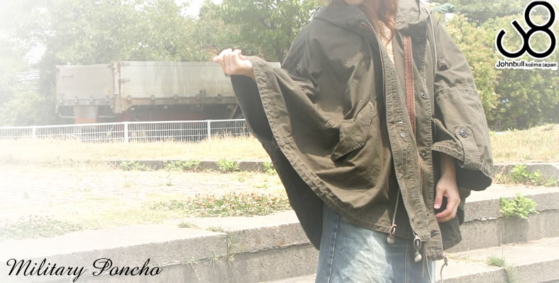 Johnbull（ジョンブル） Johnbull M-51 ミリタリー ポンチョ