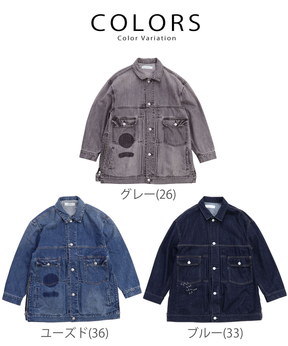 ANTGAUGE（アントゲージ） デニムジャケット サイドジップGジャン