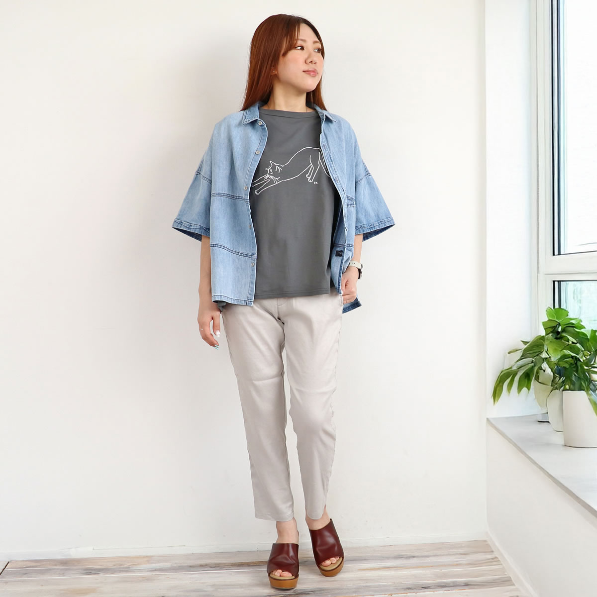 ANTGAUGE（アントゲージ） シャツジャケット ロールアップシャツ 半袖