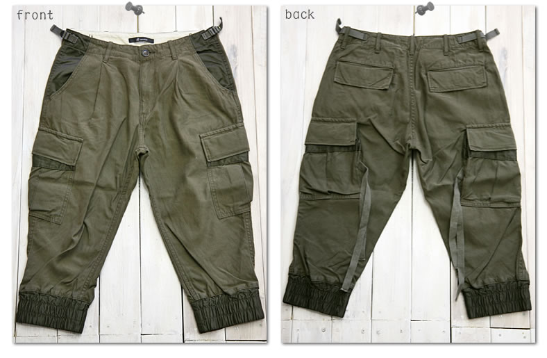 Johnbull ジョンブル ミリタリー カーゴ クロップドパンツ