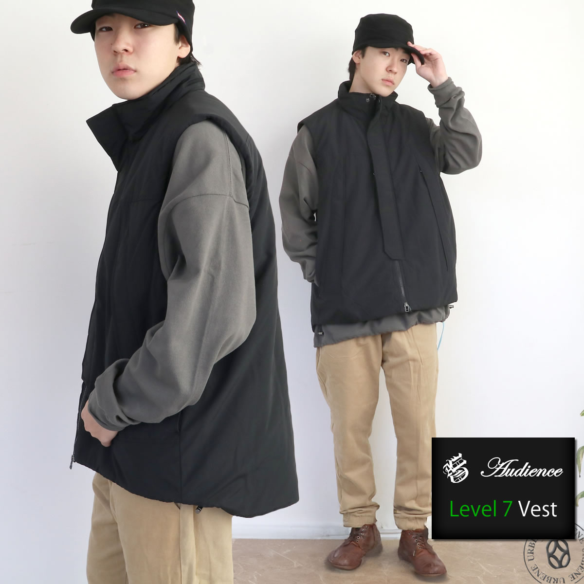 Audience（オーディエンス） 28%OFF / ミリタリーベスト 中綿 PCU