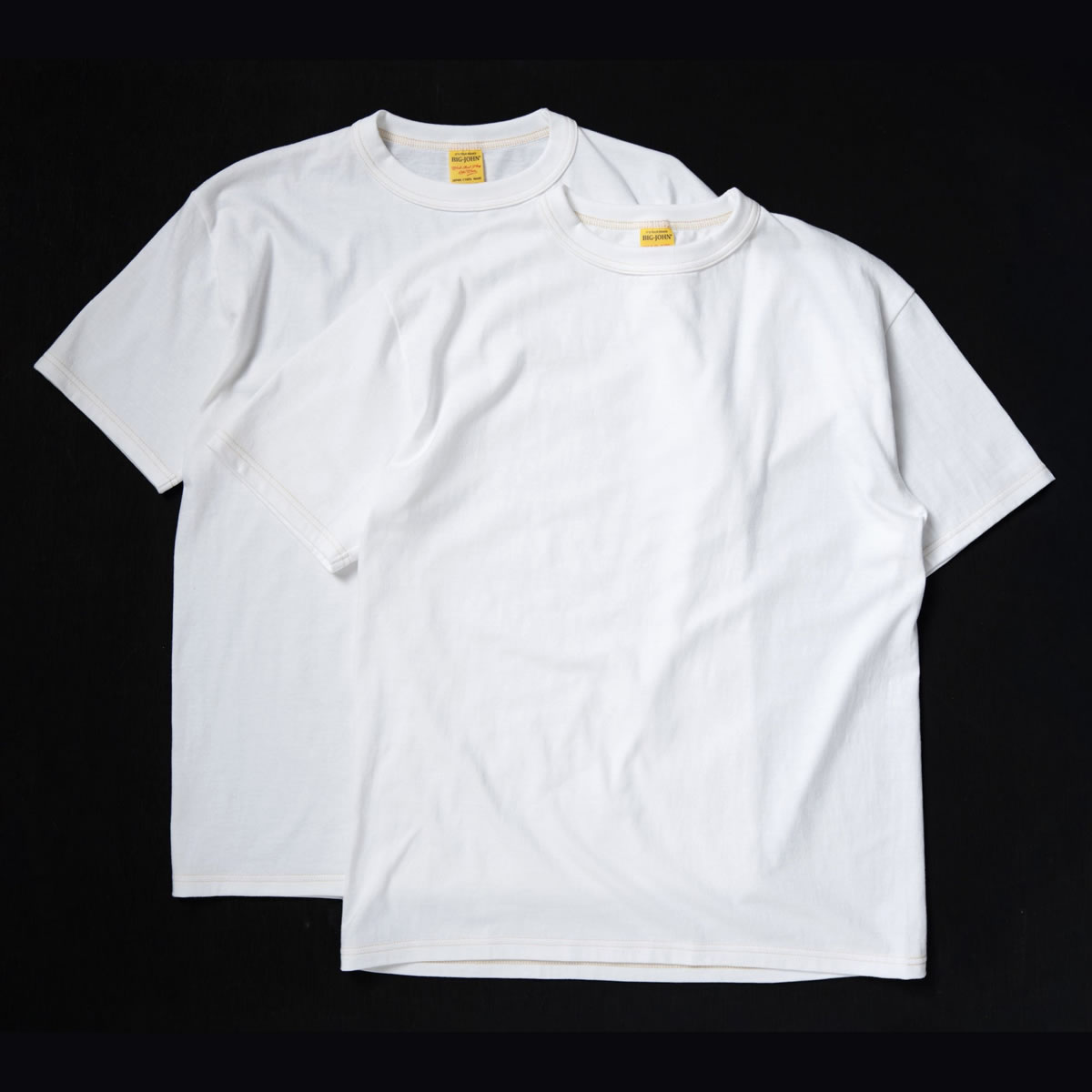 Big John（ビッグジョン） 2枚組 パックTシャツ 2パック 半袖 Tシャツ 