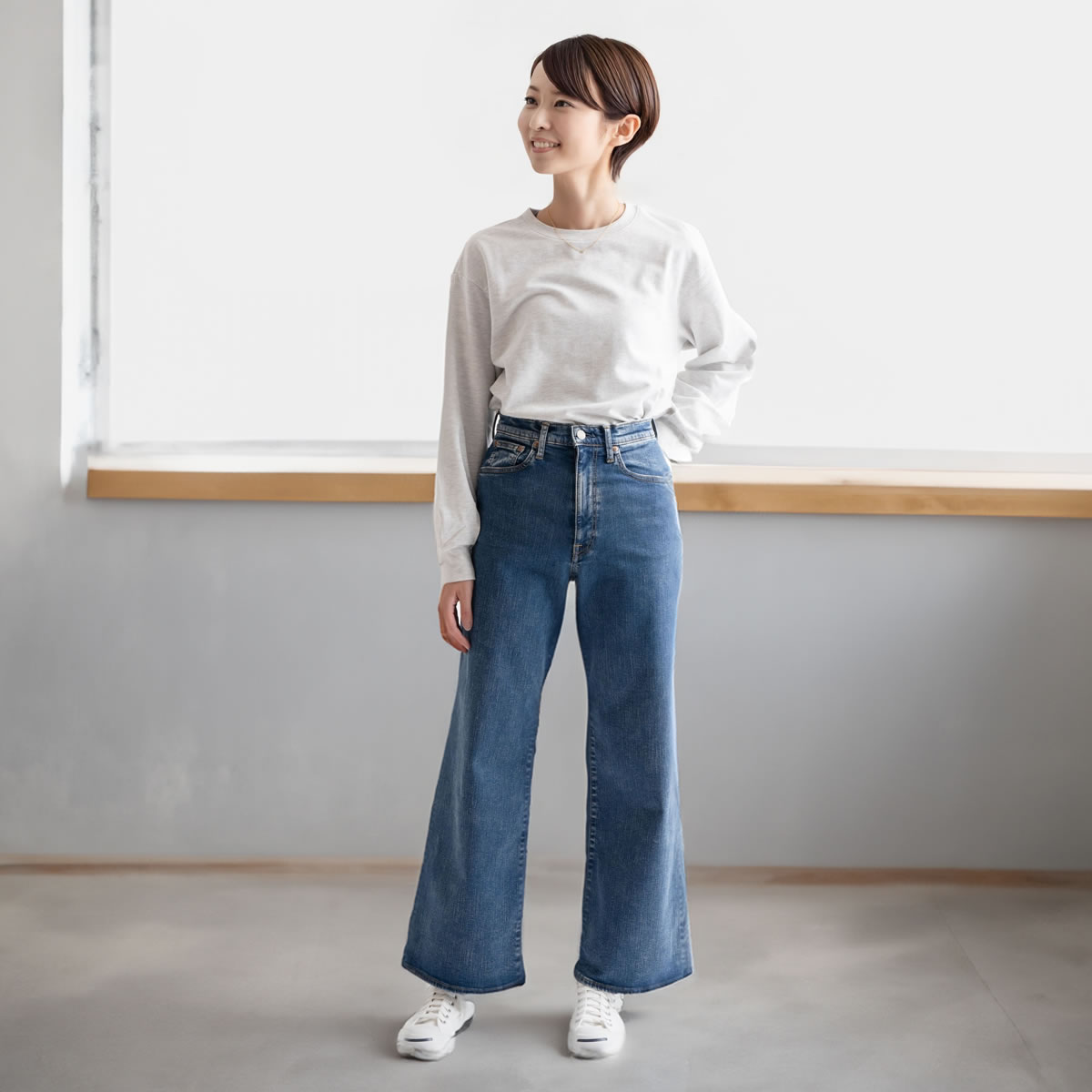 【新品タグ付】epa × BIGJOHN wide straight jeans wide straight jeans - ëpa