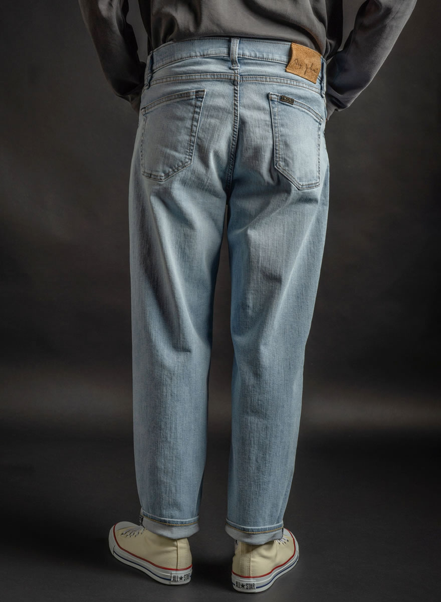 【美品】BIG JOHN カットオフストレッチデニムパンツ！日本製！ 美品】BIG JOHN カットオフストレッチデニムパンツ！日本製！
