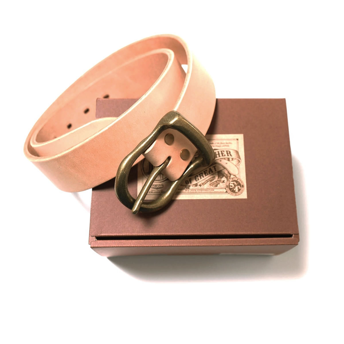 Big John（ビッグジョン） 5ミリ厚 姫路レザーベルト 本革オリジナル