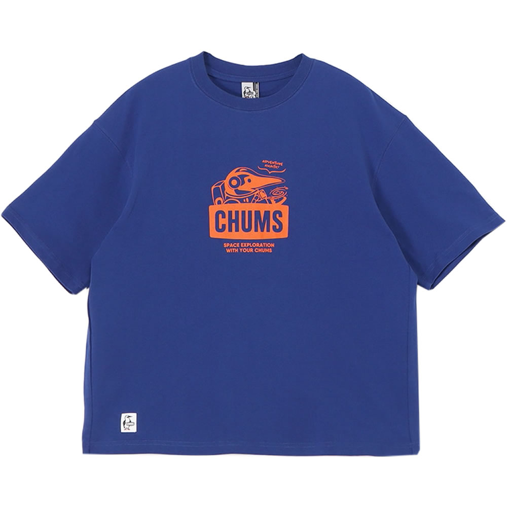 チャムス Tシャツ CHUMS スペースブービーTシャツ オーバーサイズ ロゴTシャツ 宇宙 レディース メンズ アメカジ CHUMS チャムス Tシャツ スペースブービーTシャツ オーバー