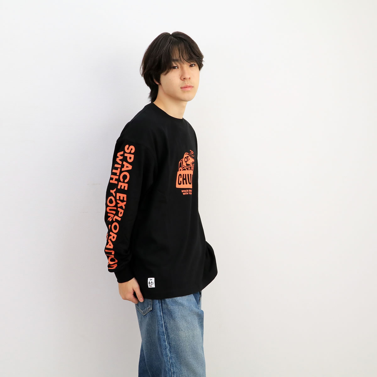 CHUMS（チャムス） 長袖Tシャツ スペースブービーロングTシャツ
