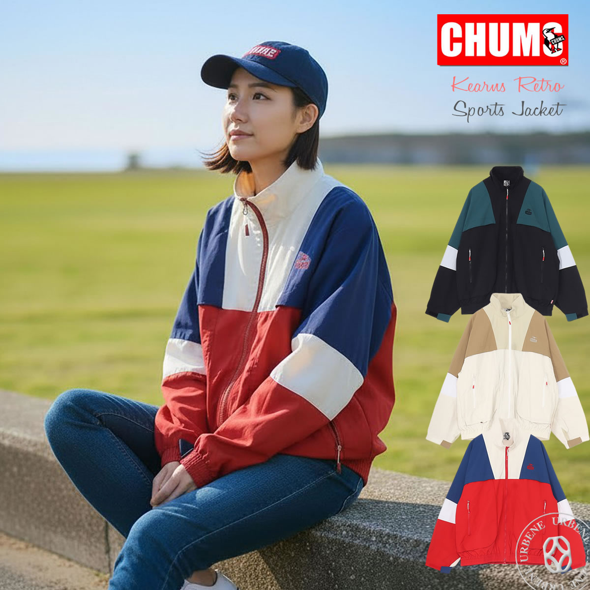 CHUMS（チャムス） カーンズレトロスポーツジャケット オーバーサイズ