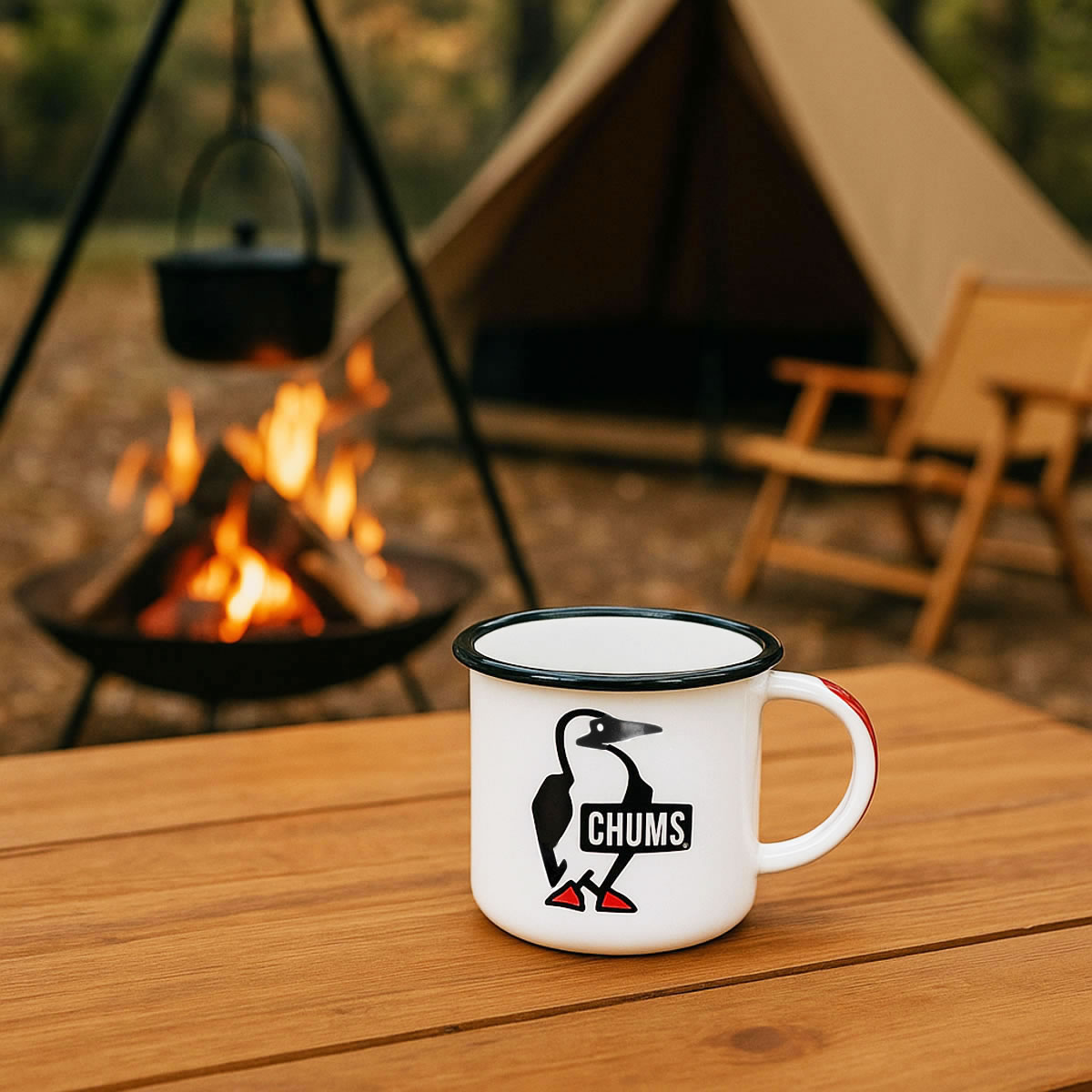 CHUMS（チャムス） 琺瑯 エナメルマグカップ Enamel Mug 375ml スープ