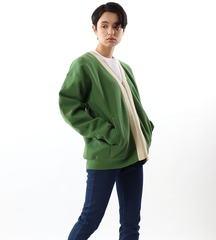 Champion（チャンピオン） 長袖 リバースウィーブ スウェットジップ
